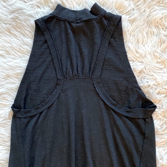Free People We The Free Brisbane Knit Racerback Tank Black - Picture 11 of 11